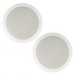 Speco 6.5&quot; Compression Molded PP Cone In-Ceiling Speaker (Pair)