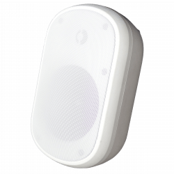 Speco Indoor Outdoor 6.5&quot; Wall Mount Speakers White with 70V Transformer (Pair)
