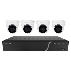 Speco 4channel NVR with 2TB and 4 Digital Deterrent Turret Cameras