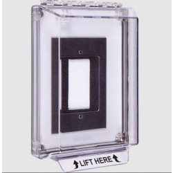 STI Universal Stopper, Flush Mount, Clear (5.95&quot; H x 4&quot; W x 3.88&quot; D)