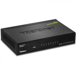 TRENDnet 8 Port Gigabit GREENnet Desktop / Wall Mount Switch
