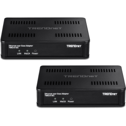 TRENDNet MoCA 2.5 Ethernet over Coax Adapter (2-Pack)