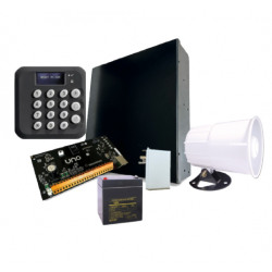 UNO Alarm Kit- UNO,5500RF Black Keypad, Enclosure, Battery, PWR Supply, Siren