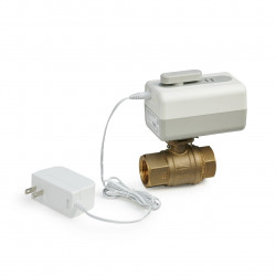 Resideo WiFi Water Shut Off Valve 3/4 Inch NPT + WiFi Water Leak Sensor