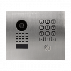 DoorBird IP Video Door Station, Classic, Flush-mount, Stainless Steel V2A