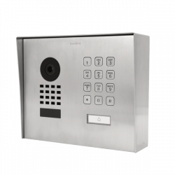 DoorBird IP Video Door Station, Modern, Surface-mount, Stainless steel