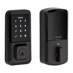 Weiser Halo Touchscreen WiFi Smart Lock, Iron Black