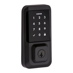 Weiser Halo Touchscreen WiFi Smart Lock, Iron Black
