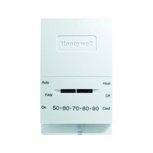 Honeywell Basic Single Stage Low Voltage Heat Cool Thermostat, 1H 1C, 45-95F