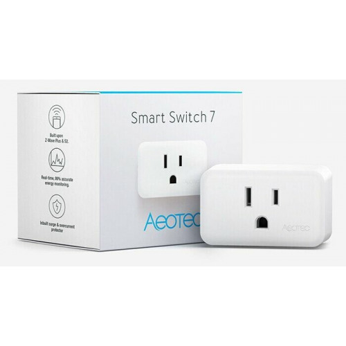 ZWA023 Aeotec ZWave Smart Switch 7 Plug In Smart Switch Aartech Canada