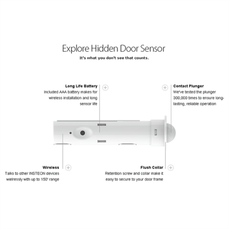 2845 222 Insteon Hidden Wireless Door Sensor