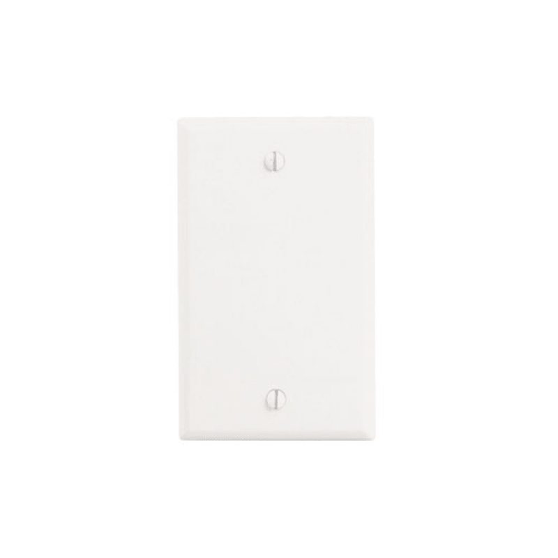 88014 Leviton Blank Wall Plate Thermoset 1 Gang White - Leviton White Wall Plates 88014 Leviton Blank Wall Plate Thermoset 1 Gang White - Leviton White Wall Plates