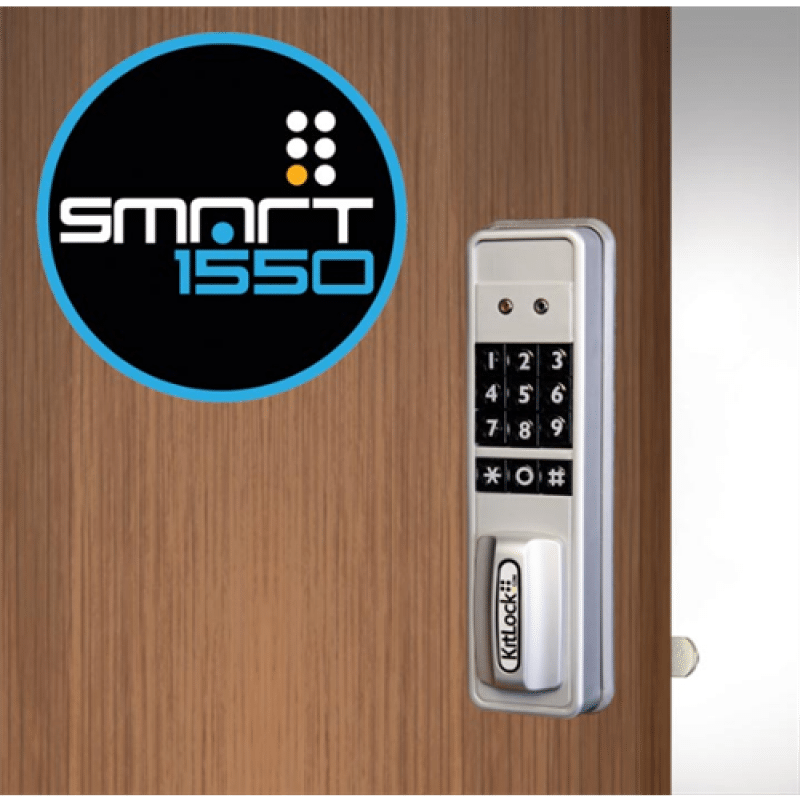 Codelocks KitLock SMART Keypad Lock MIFARE capable Silver Gray
