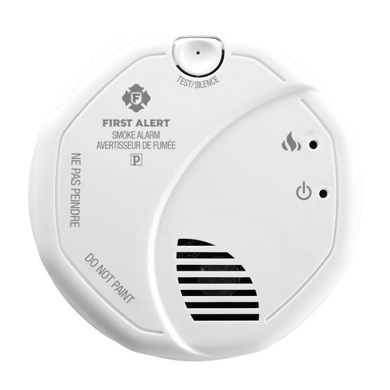 Smoke Detector Wireless Interconnect, Battery Powered Carbon Monoxide Alarm First Alert