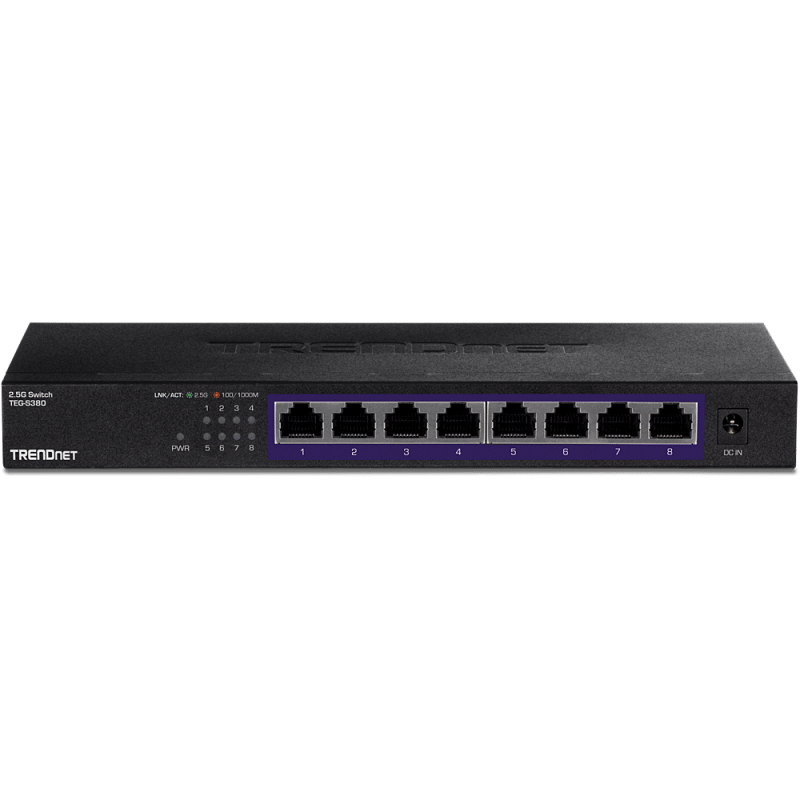 Unmanaged 2.5G Switch, 5 Ethernet Ports - Ethernet Switches, Networking IO  Products