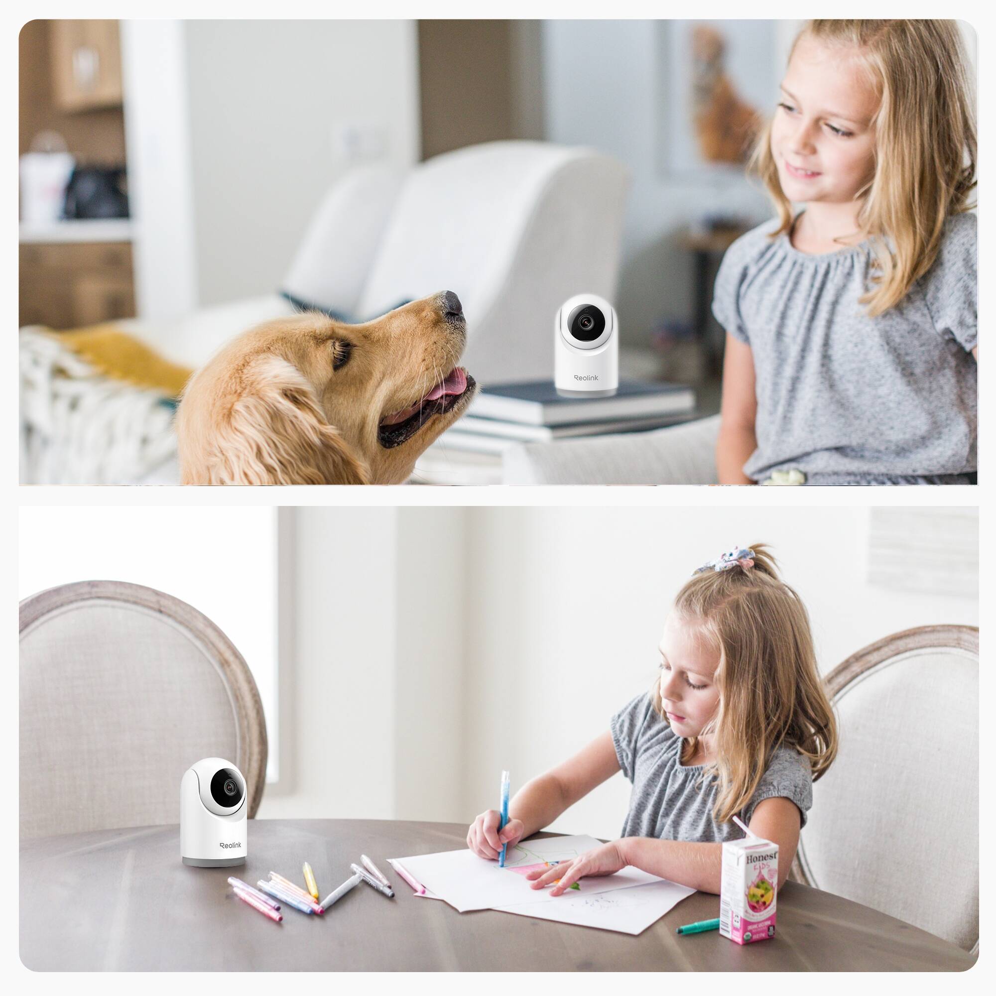 WCE1PT2K04 Reolink E321 3MP Wi-Fi Indoor Pan Tilt Security Camera