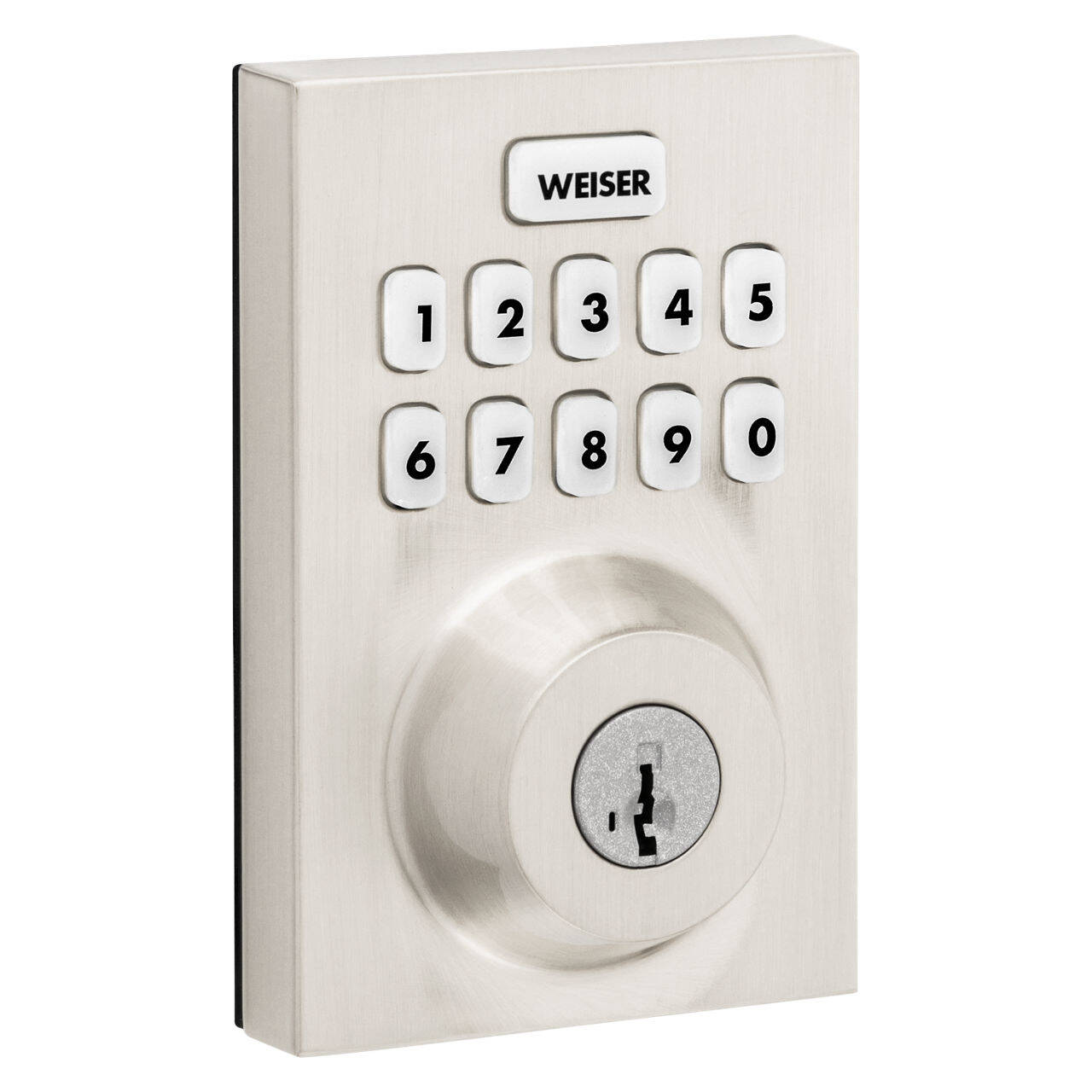 9GED18005-004 Weiser Zwave 700 LR Push Button Contemporary