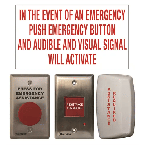 CX-WEC10 Camden Universal Emergency Call Kit with Button, Sounder