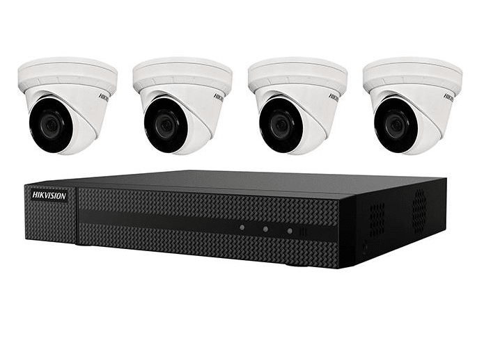 EKI-K41T44 Hikvision IP Security Camera Kit 4 Channel 4K NVR with