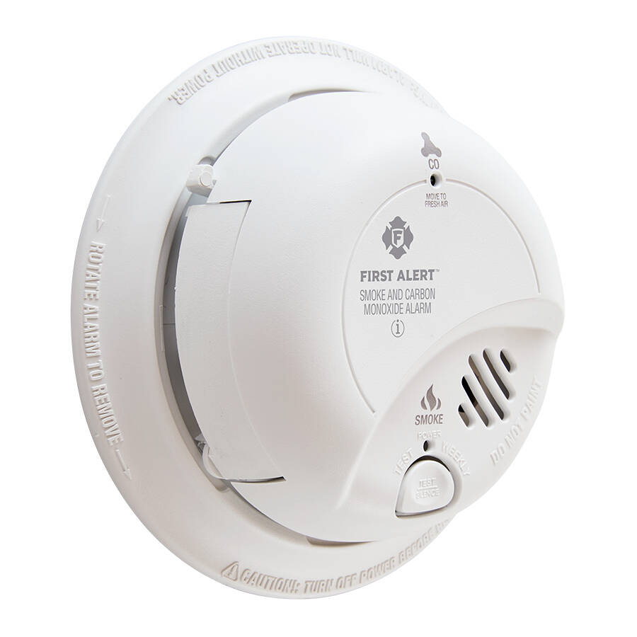 First Alert SA520B Hardwired Smoke Alarm With Battery Backup, Photoelectric Sensor