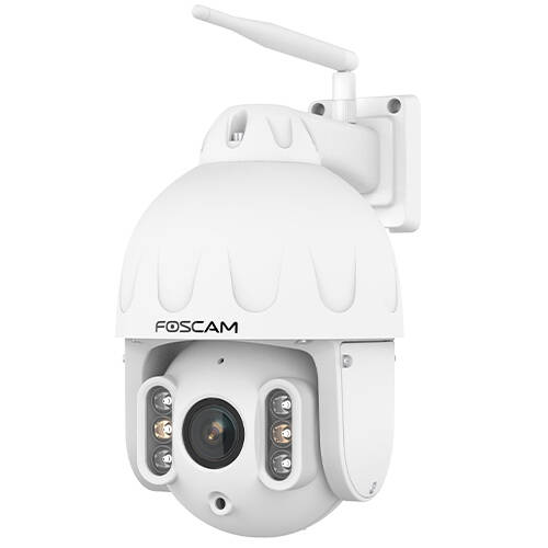 SD8P Foscam 8MP 4K Outdoor WiFi PTZ 4X Zoom Camera,50M IR,White