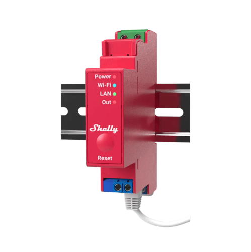 Shelly SHELLY-PRO1PM WiFi Ethernet DIN Rail Mount Smart Relay with
