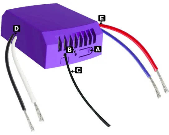 VZM36 Inovelli Blue Series Zigbee Canopy Fan Module for