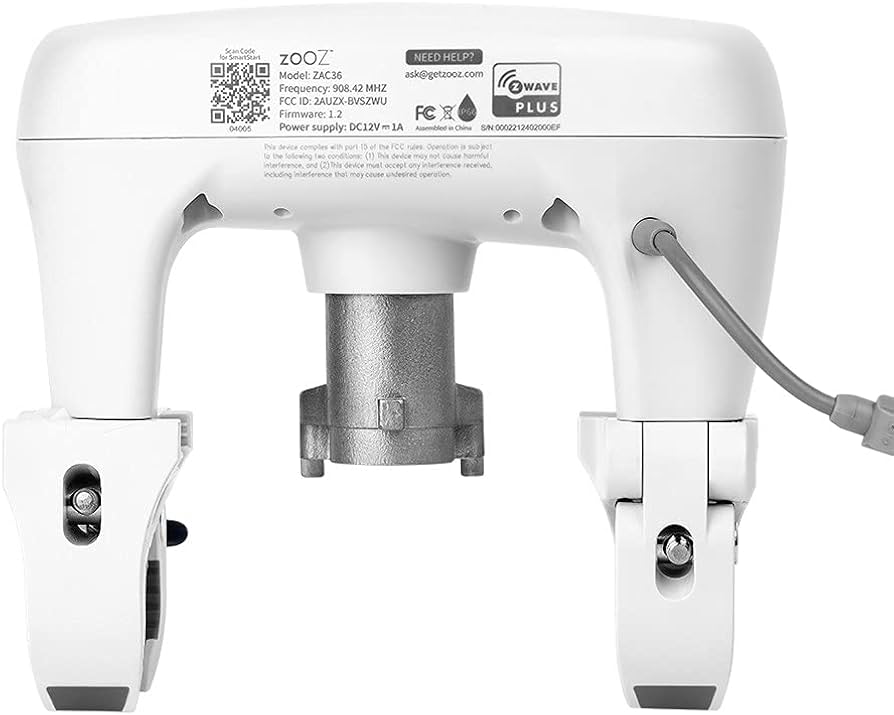 ZAC36 Zooz ZWave 700 Long Range Water Valve Actuator