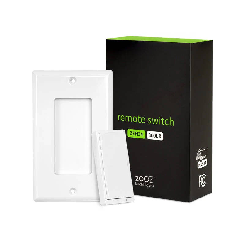 Zooz ZEN34 800LR Battery Powered Remote and Wall Switch | Aartech
