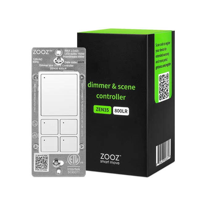 uzuページ Zooz ZEN71 800LR ZWave In Wall Light Switch