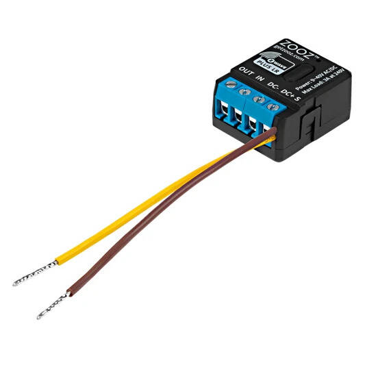 BRILLIANT WAVE 電気 ZEN58 800LR Zooz ZWave 800 Long Range Low Voltage XS Relay