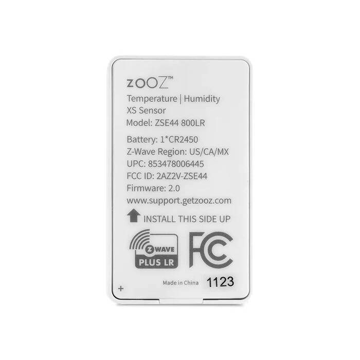 ZSE44 800LR Zooz Zwave 800 Long Range XS Temperature and Humidity