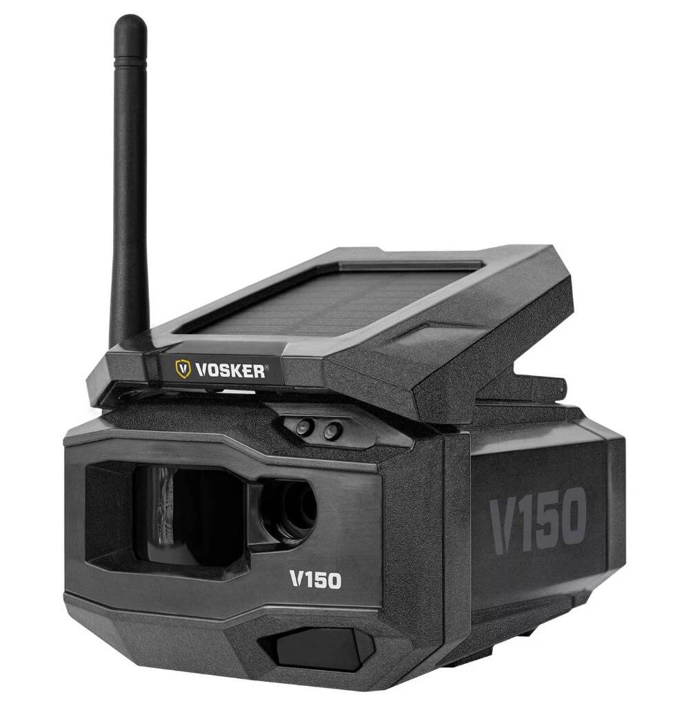 V150 Vosker V150 Solar Powered 4G LTE Cellular Security Camera