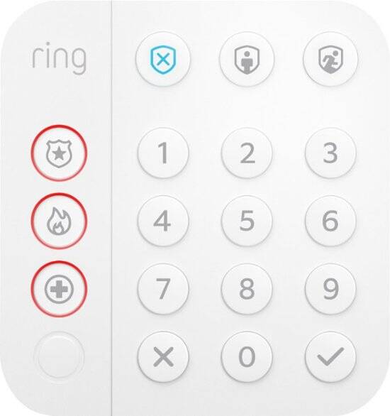 4AK1SZ-0EN0 Ring Alarm Wireless Keypad, Gen