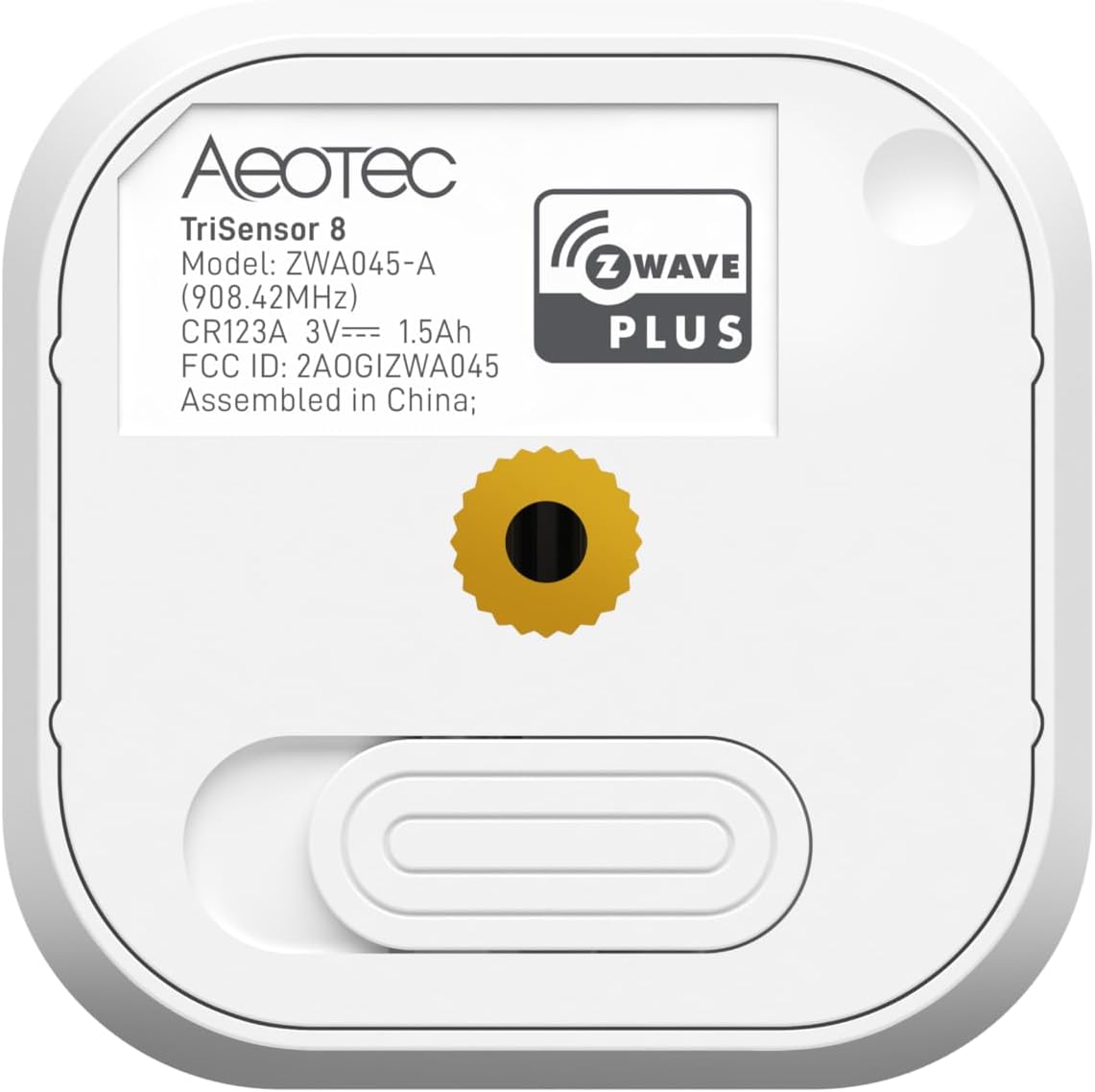Aeotec ZWA045 TriSensor 8 ZWave 800 Long Range Motion, Temperature